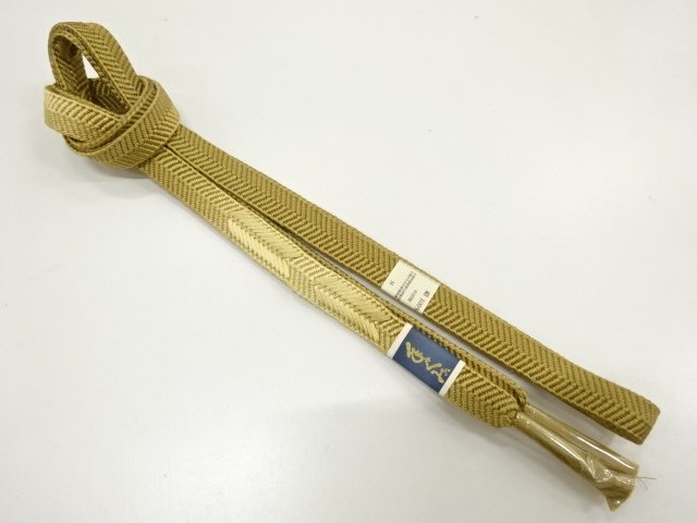 JAPANESE KIMONO / UNUSED HAND-TIED OBIJIME